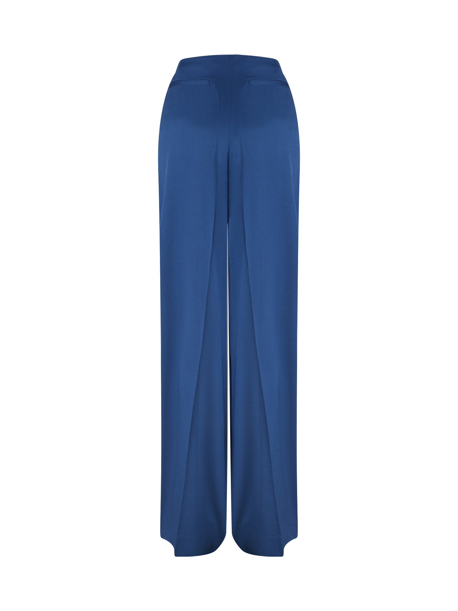 Pantalon en gabardine de laine - Bleu Petrole