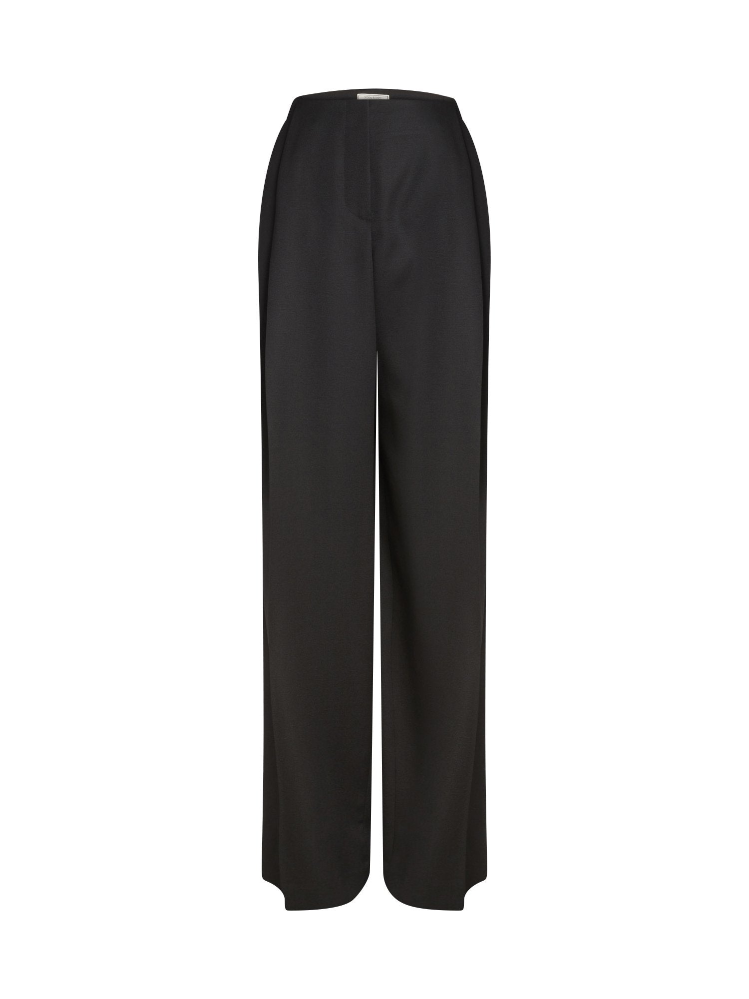 Pantalon en gabardine de laine - Noir