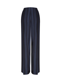 Pantalon à rayures - Bleu & Noir