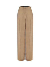 Pantalon en lin & laine - Chine Orange