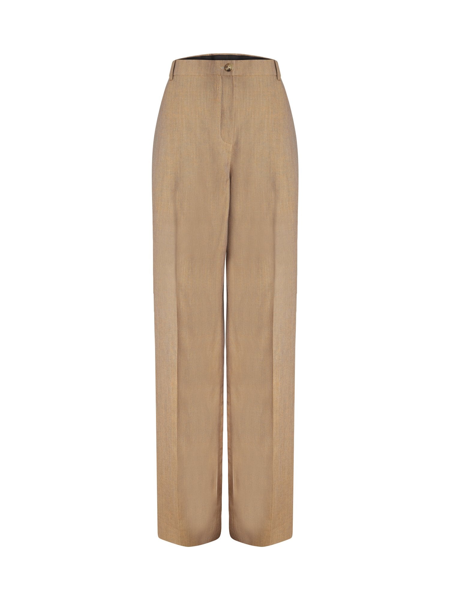 Pantalon en lin & laine - Chine Orange