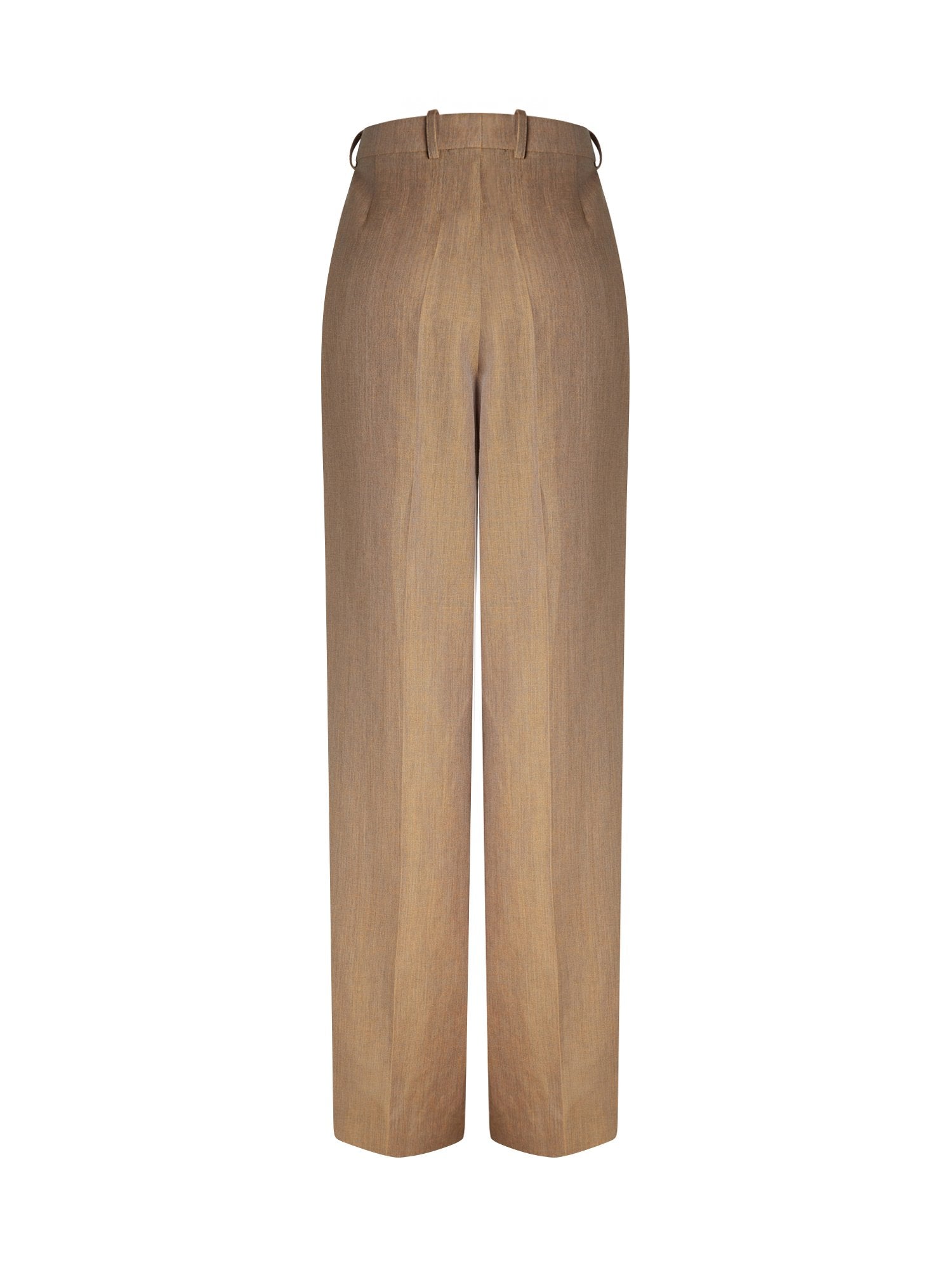 Pantalon en lin & laine - Chine Orange