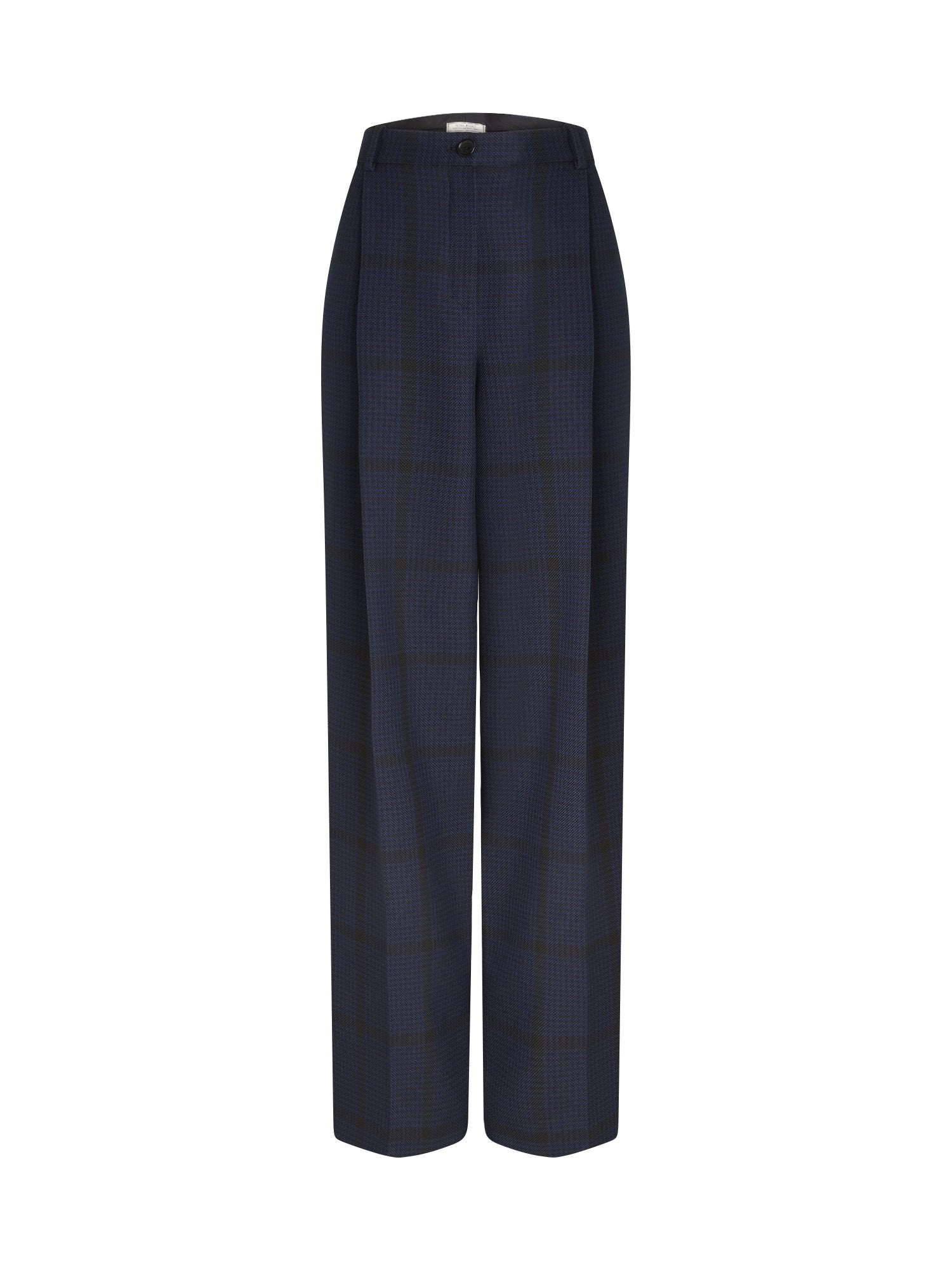 Pantalon en check natté - Check Bicolore