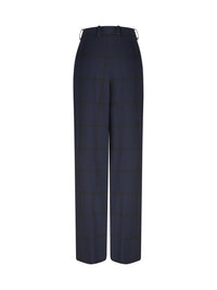 Pantalon en check natté - Check Bicolore