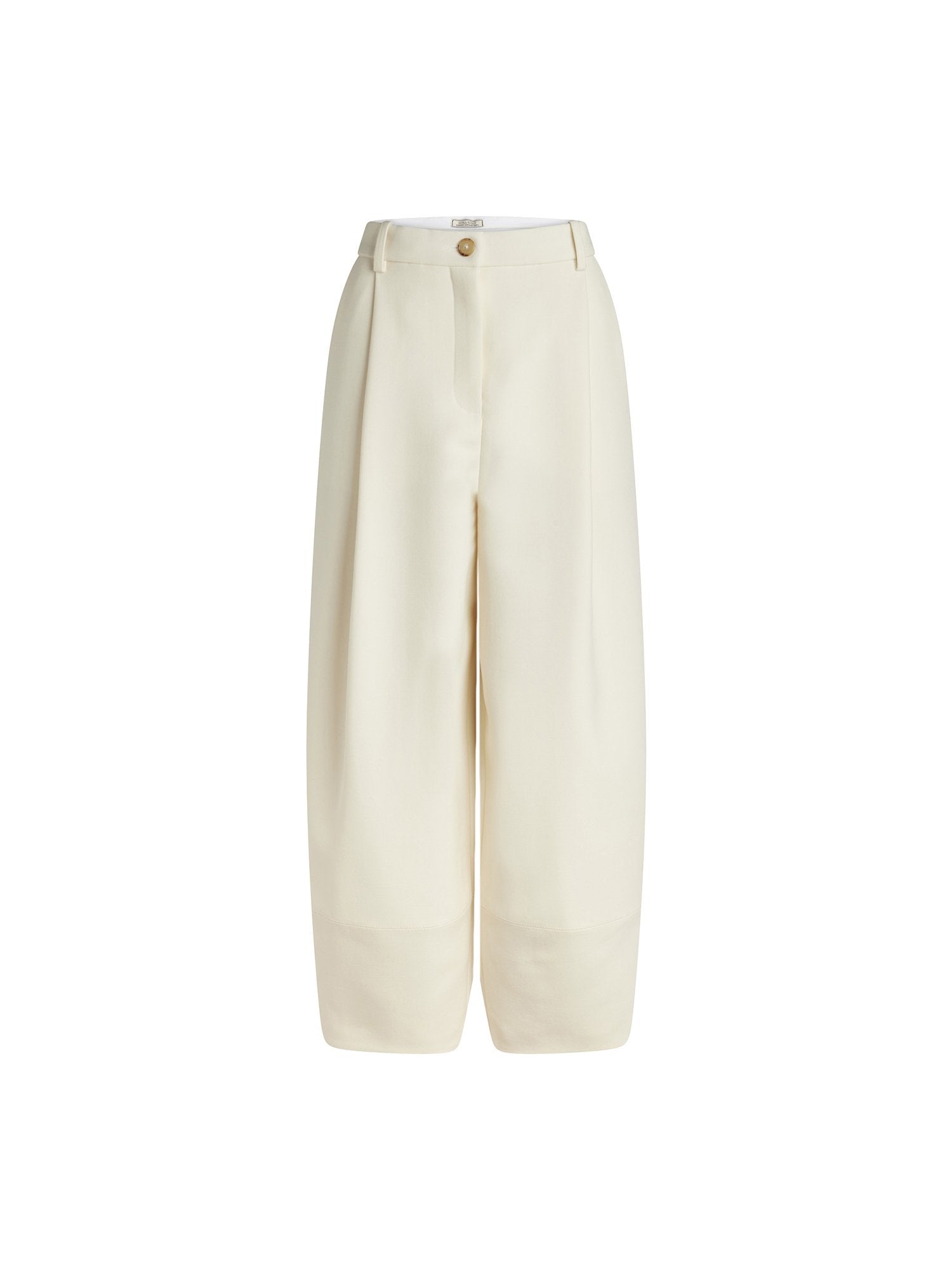 Pantalon boule en laine - Naturel