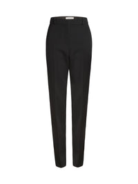 Pantalon fitté en laine - Noir
