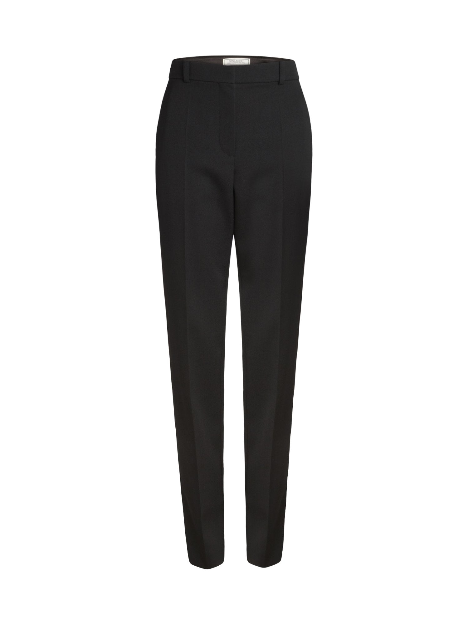 Pantalon fitté en laine - Noir