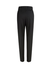 Pantalon fitté en laine - Noir