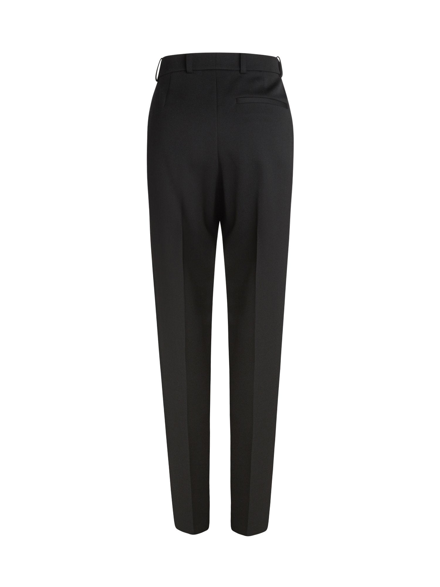 Pantalon fitté en laine - Noir