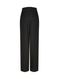 Pantalon en drap de laine - Noir