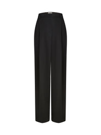 Pantalon en drap de laine - Noir