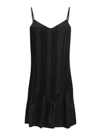 Robe courte à fines bretelles  - Noir