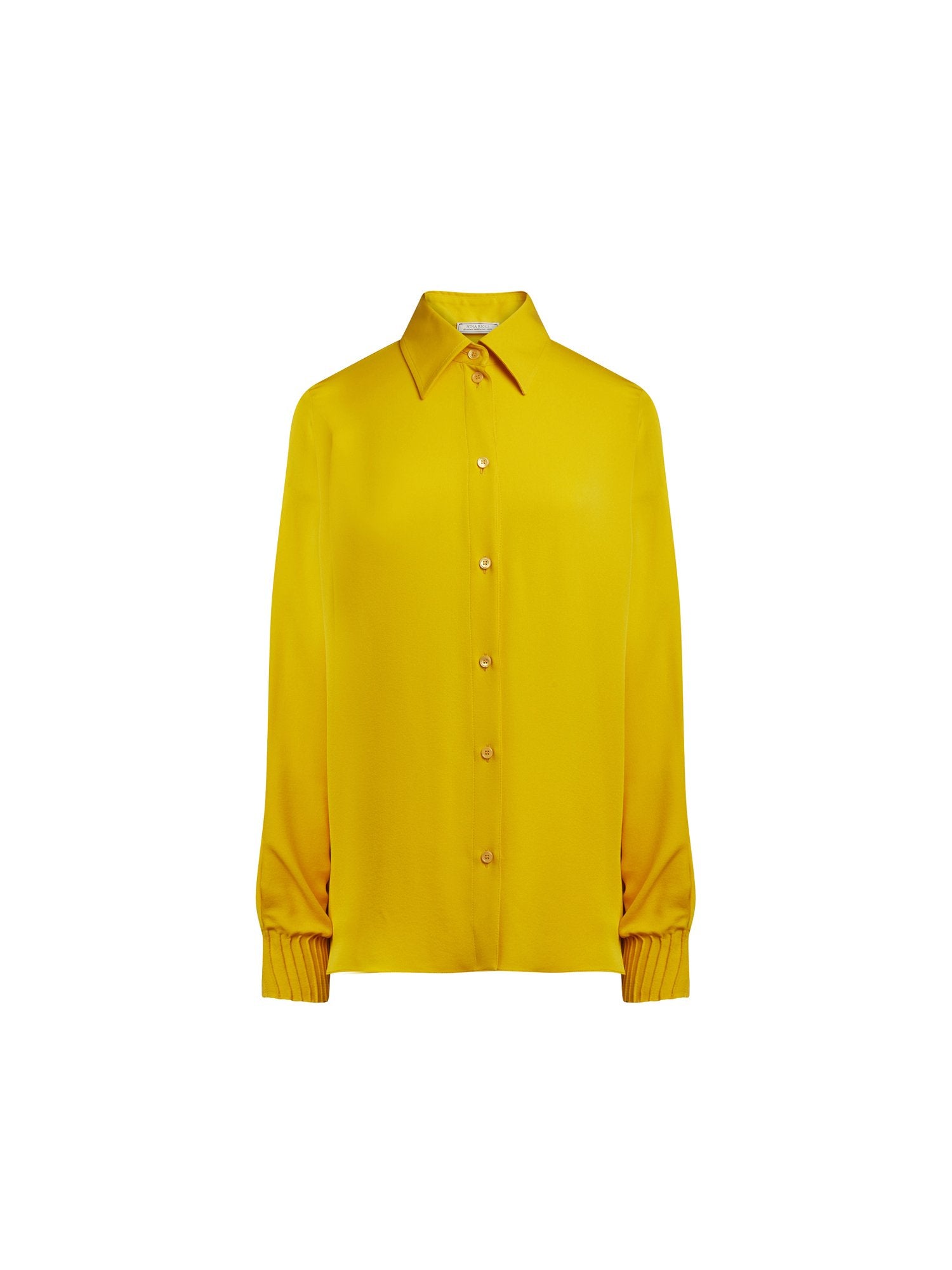 Chemisier en crepe de soie - Curcuma