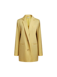 Veste de costume en drap de laine - Miel