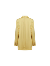 Veste de costume en drap de laine - Miel
