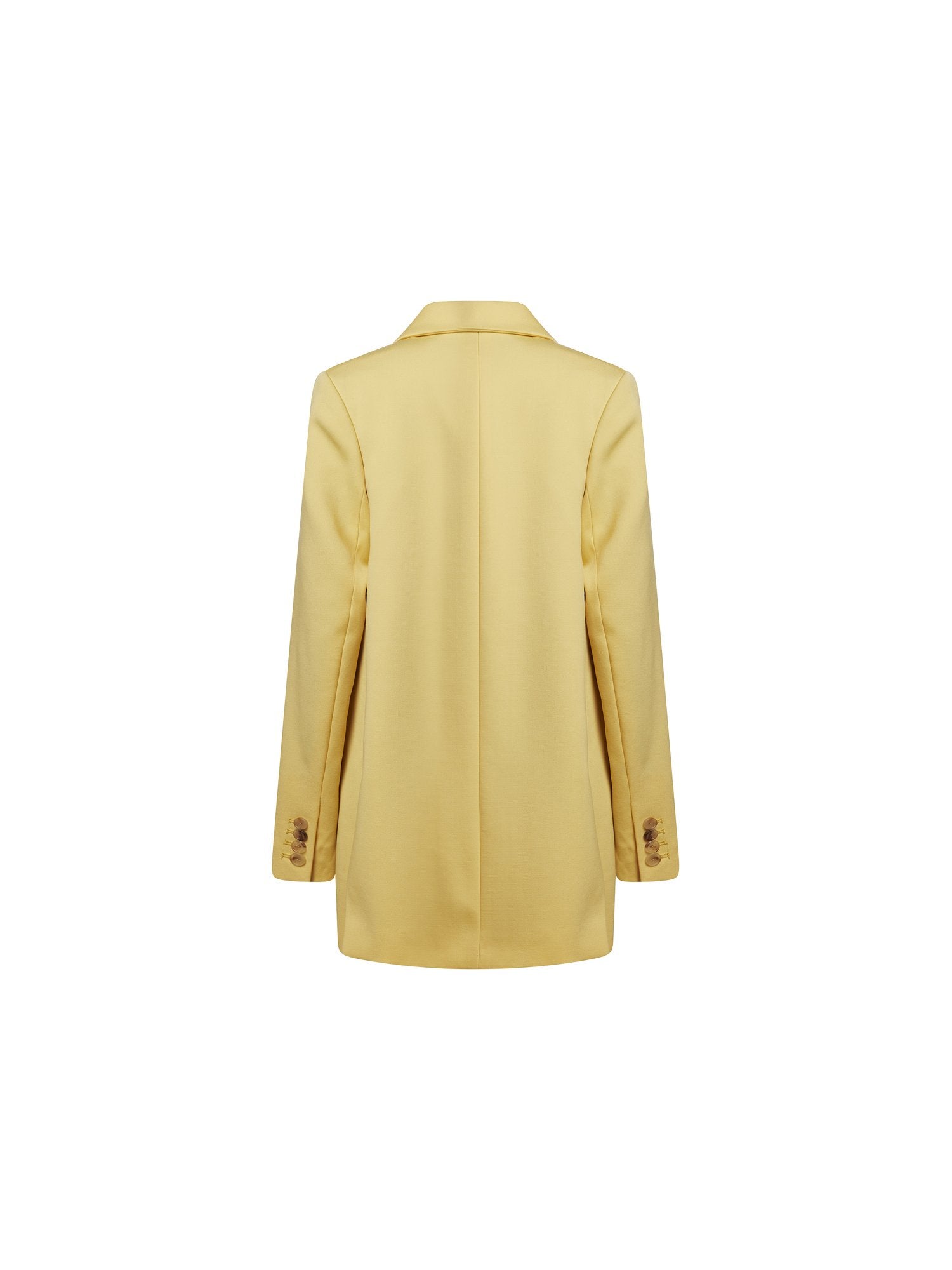 Veste de costume en drap de laine - Miel