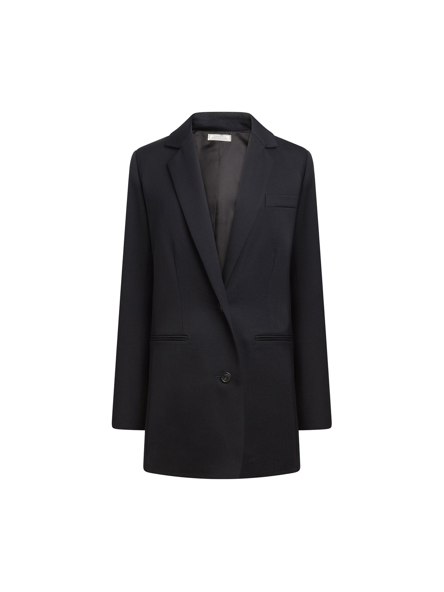 Veste de costume en drap de laine - Navy