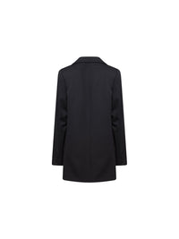 Veste de costume en drap de laine - Navy