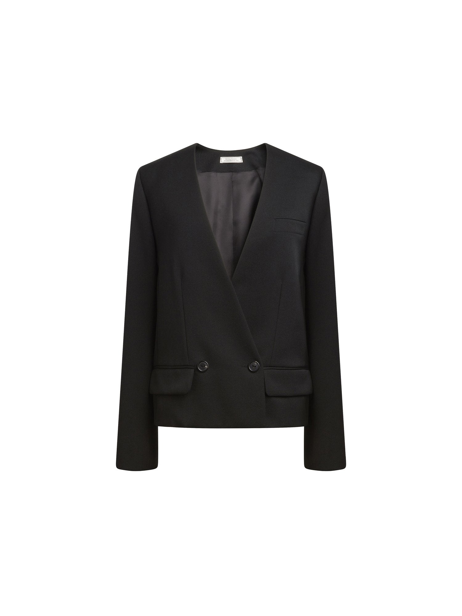 Veste en drap de laine - Noir
