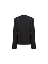 Veste en drap de laine - Noir