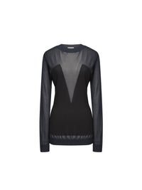 Pullover manches longues - Navy & Noir