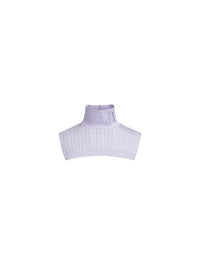 Col en maille brillante - Lila