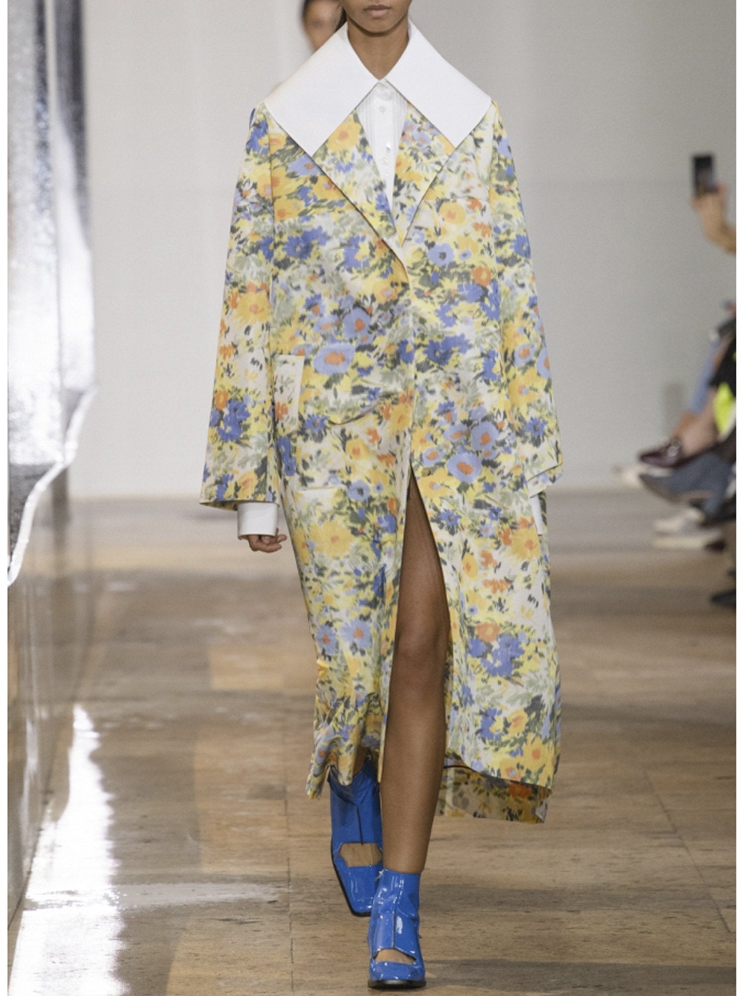 Manteau à imprimé fleuri - Fleurs d'Ikat
