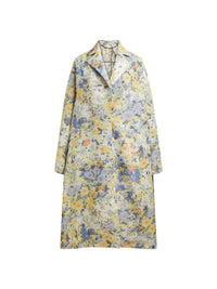 Manteau à imprimé fleuri - Fleurs d'Ikat