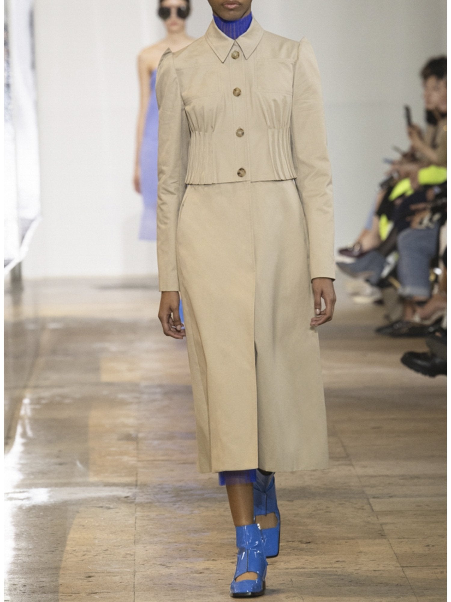 Manteau gabardine - Sable