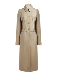 Manteau gabardine - Sable