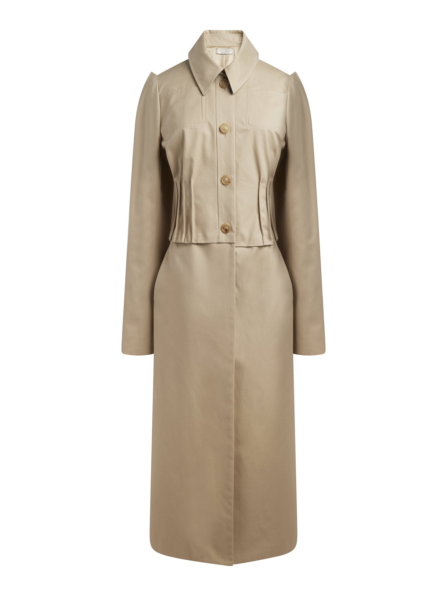 Manteau gabardine - Sable