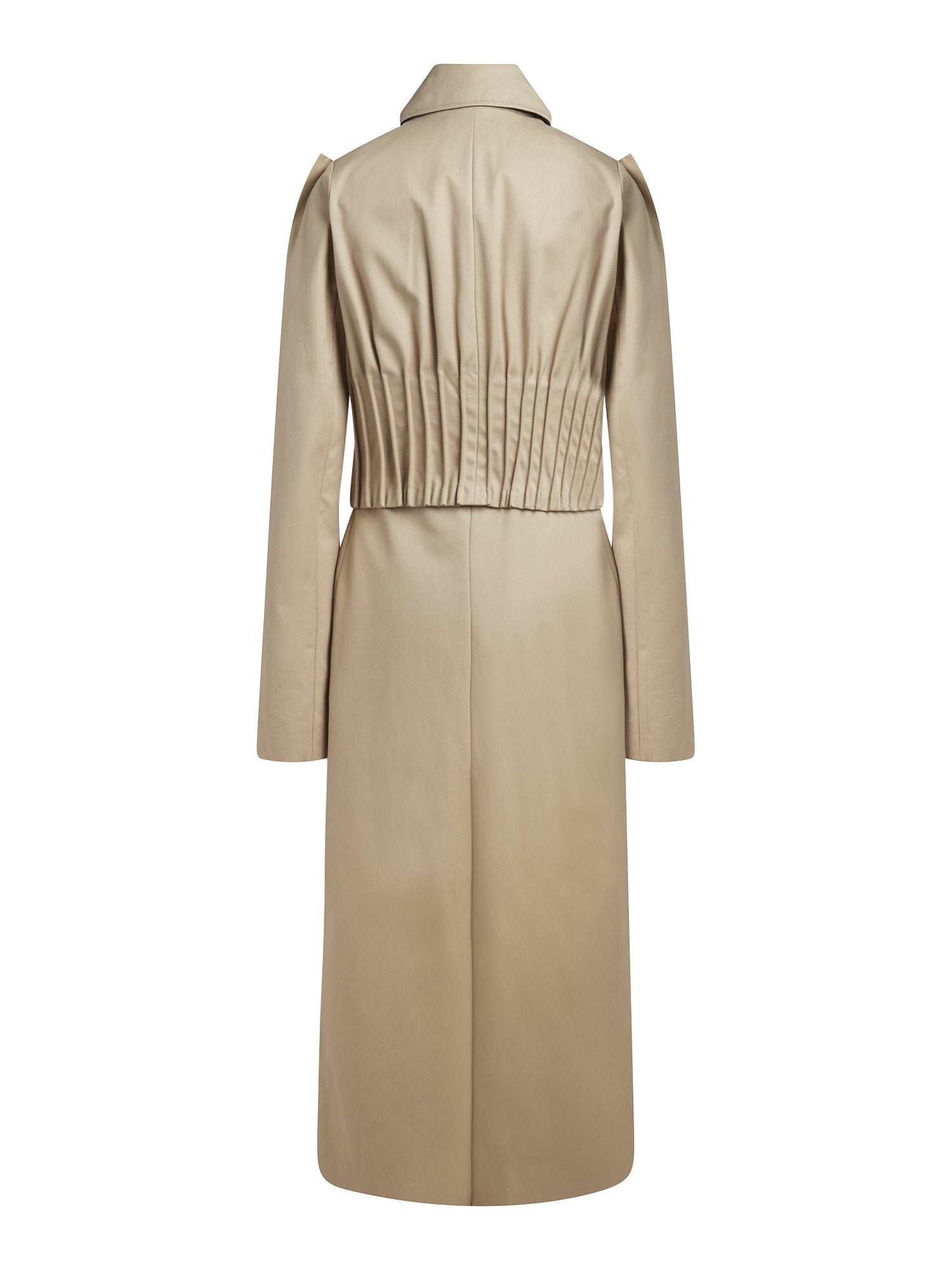 Manteau gabardine - Sable