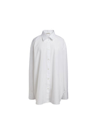 Chemise manches longues en popeline - Blanc & Rose