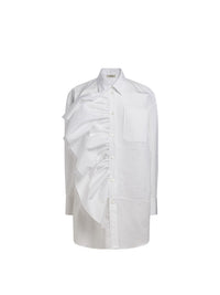 Chemise en popeline de coton - Blanc