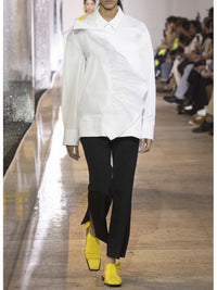 Chemise en popeline de coton - Blanc