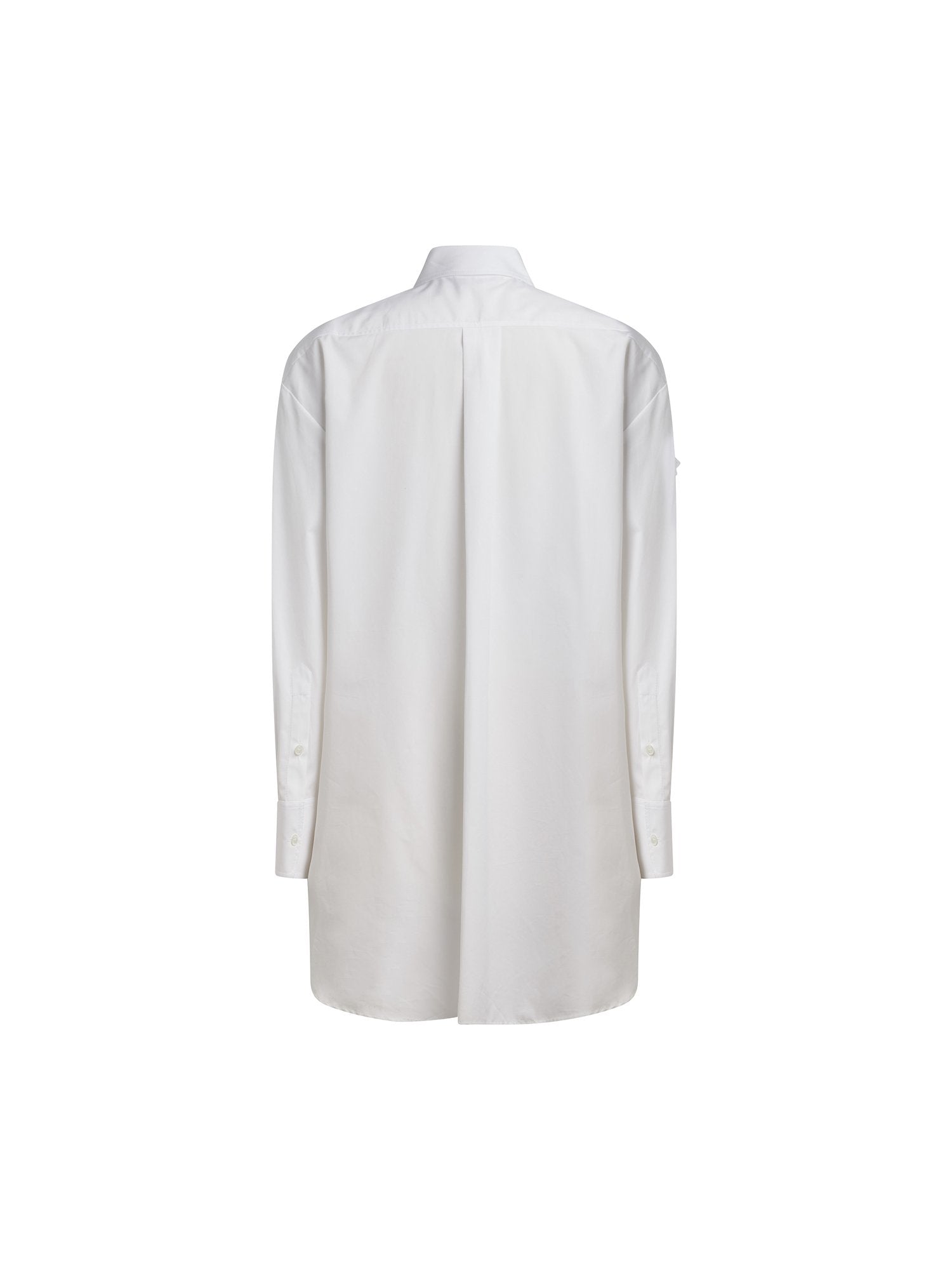 Chemise en popeline de coton - Blanc