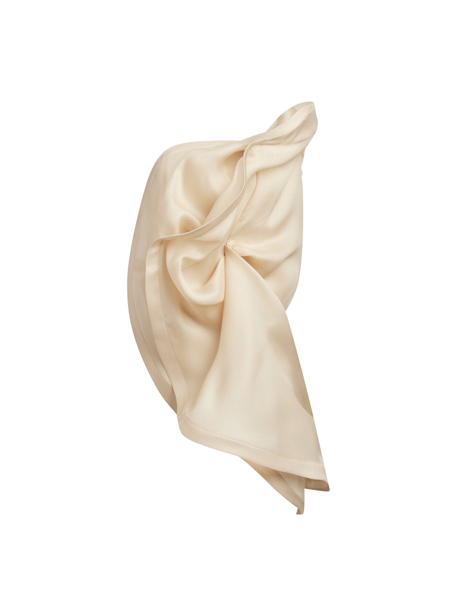 Top sans manche en gazar natté - Beige