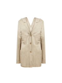 Veste gabardine en coton - Sable