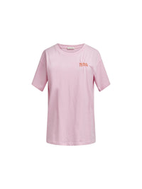 T-shirt manches courtes en coton - Bubblegum