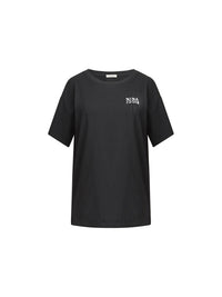 T-shirt manches courtes en coton - Noir