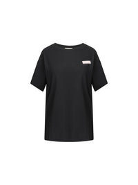 T-shirt manches courtes en coton jersey - Noir
