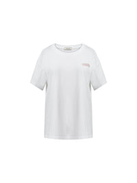 T-shirt manches courtes en coton jersey - Blanc