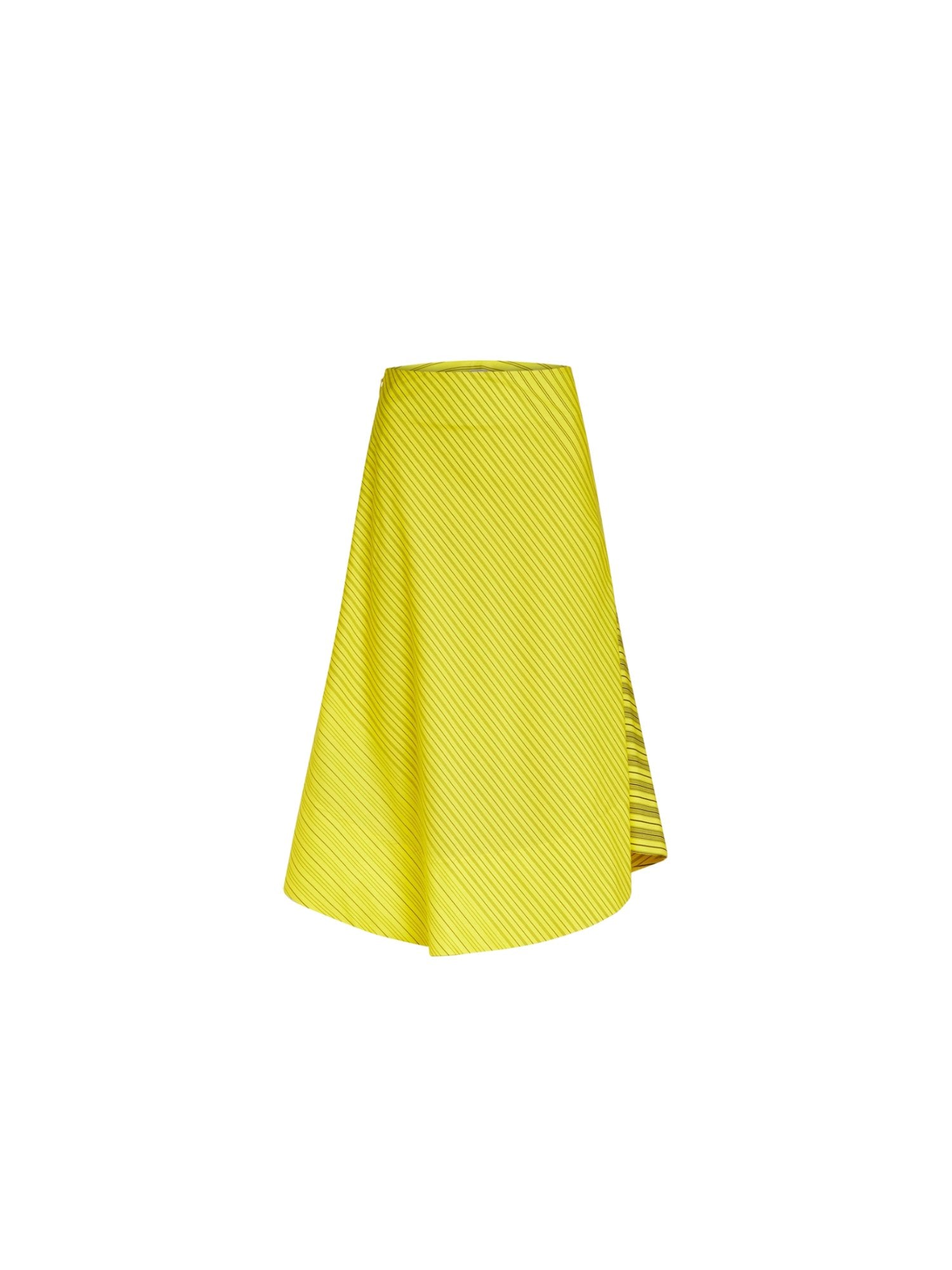 Jupe longue rayée - Jaune & Navy
