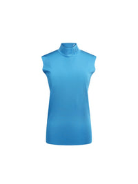 Pullover sans manche en maille - Cyan