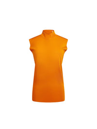 Pullover sans manche en maille - Orange