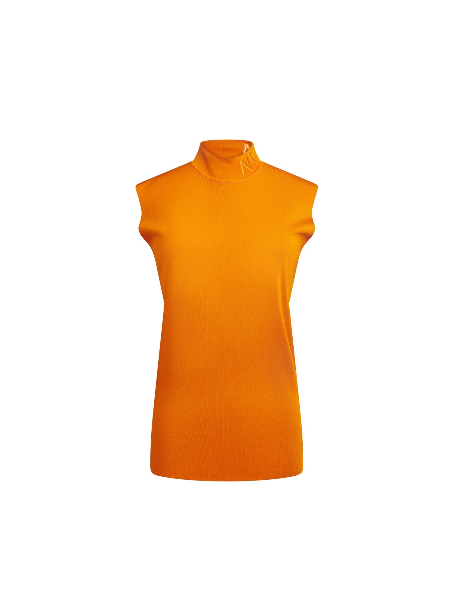 Pullover sans manche en maille - Orange