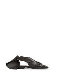 Sandales en cuir d'agneau - Noir