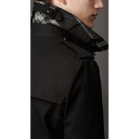 Trench-coat en gabardine de coton - Black