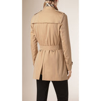 Trench-coat en gabardine de coton - Honey