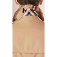 Trench-coat en gabardine de coton - Honey